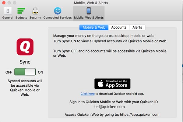 quicken app for mac on app store